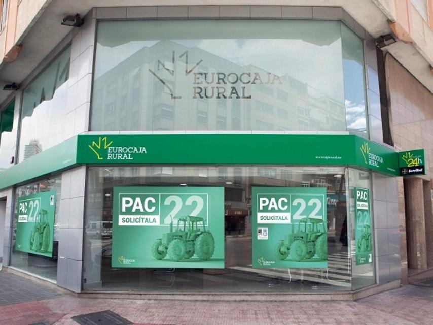 Una oficina de Eurocaja Rural