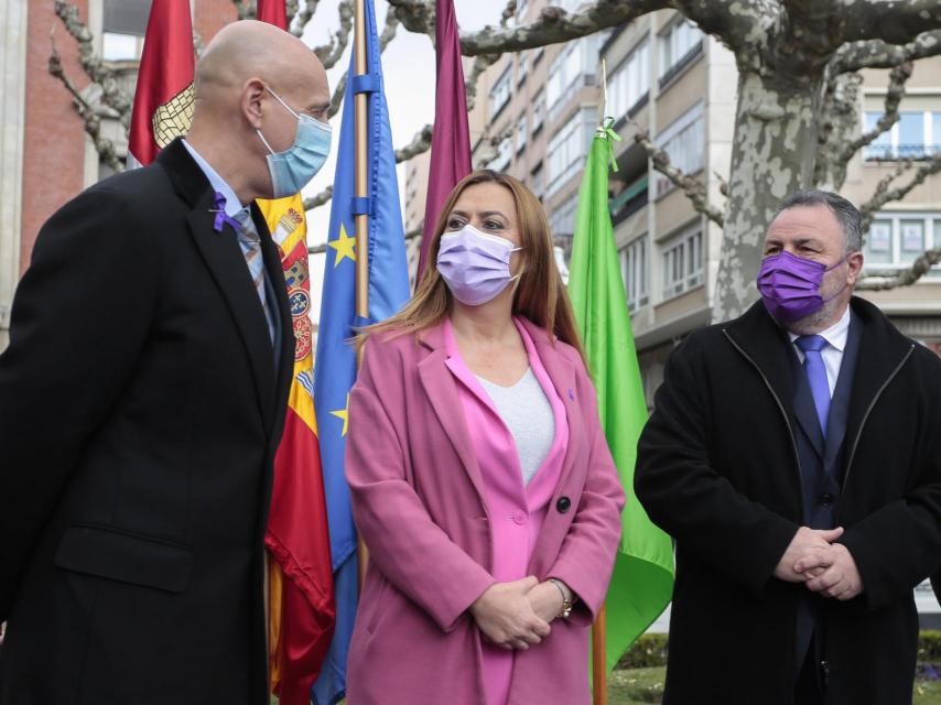 Virgina Barcones en el acto celebrado en León