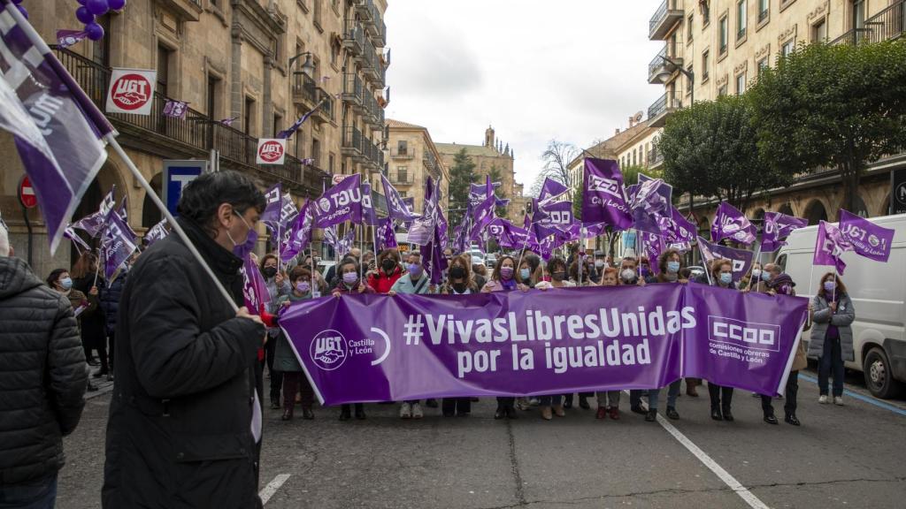 Concentraciones por el 8-M en Salamanca