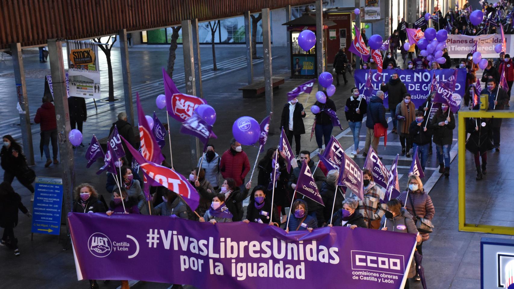 Manifestación 8-M en Zamora