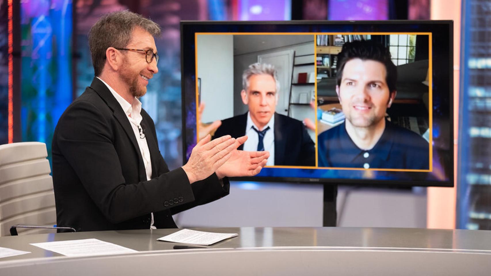 Pablo Motos entrevista a Ben Stiller y Adam Scott.