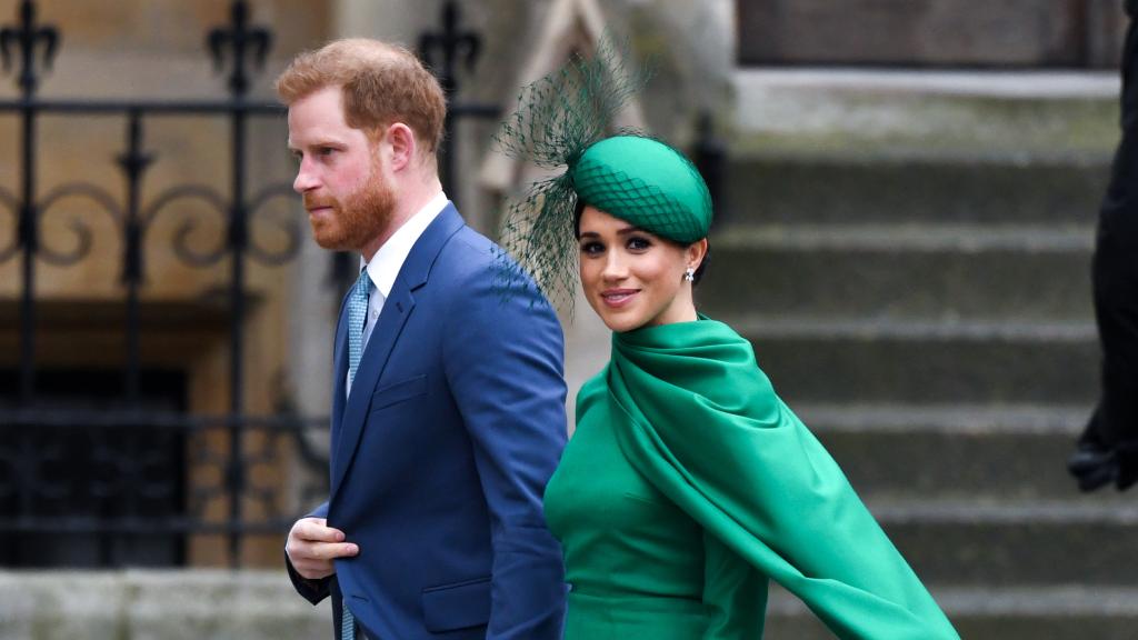 Los duques de Sussex el 9 de marzo de 2020 durante la celebración del Día de la Commonwealth.