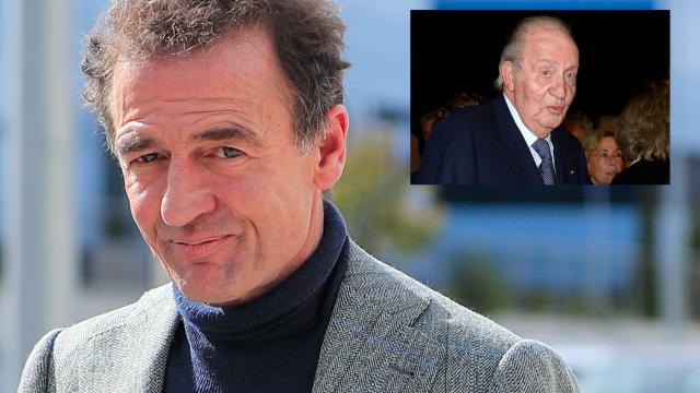 Alessandro Lequio junto al rey emérito Juan Carlos I en un montaje de EL ESPAÑOL.