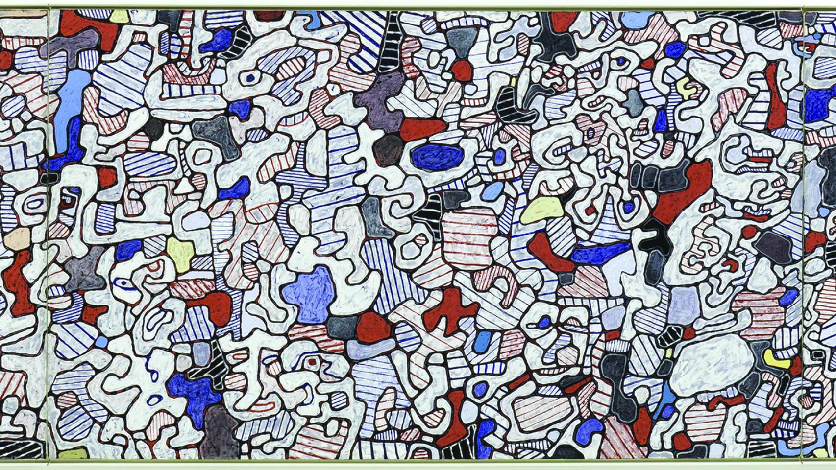 Jean Dubuffet: 'Nunc Stans', 1965. © Jean Dubuffet, VEGAP, Bilbao, 2022