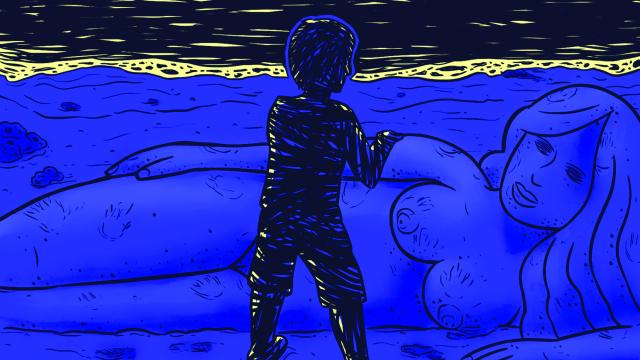 Ilustración para el cuento 'La noche en que ya', de Sabina Urraca