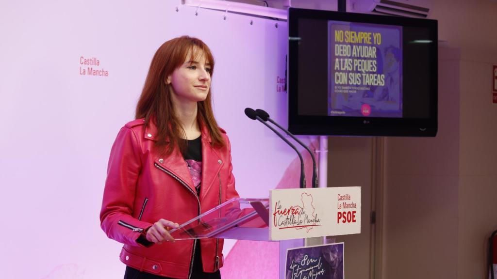 Diana López en la presentación de la campaña.