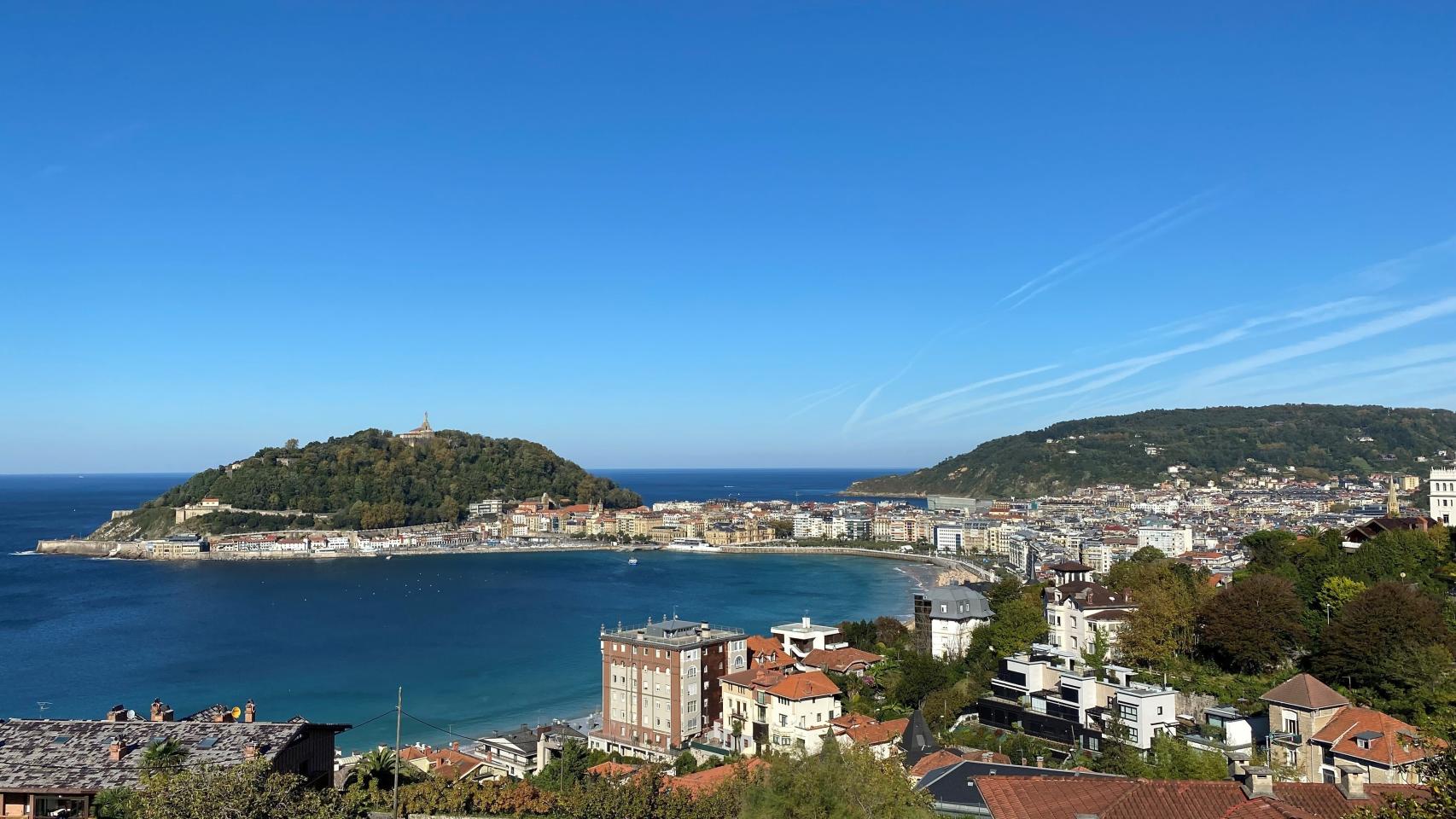 Panorámica de San Sebastián.