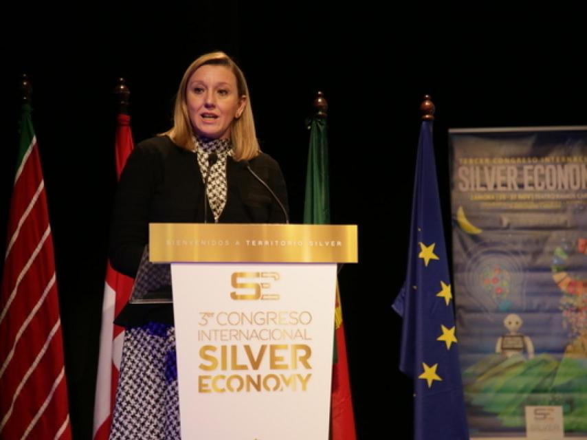 La consejera de Familia en funciones, Isabel Blanco.