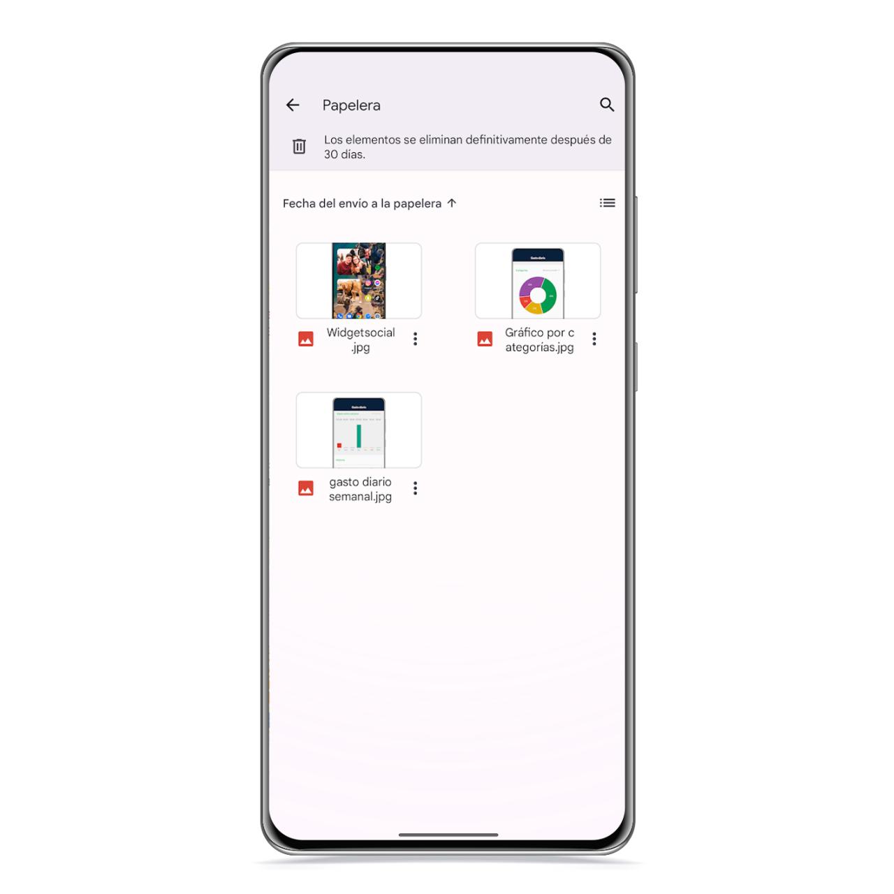 Papelera de Google Drive