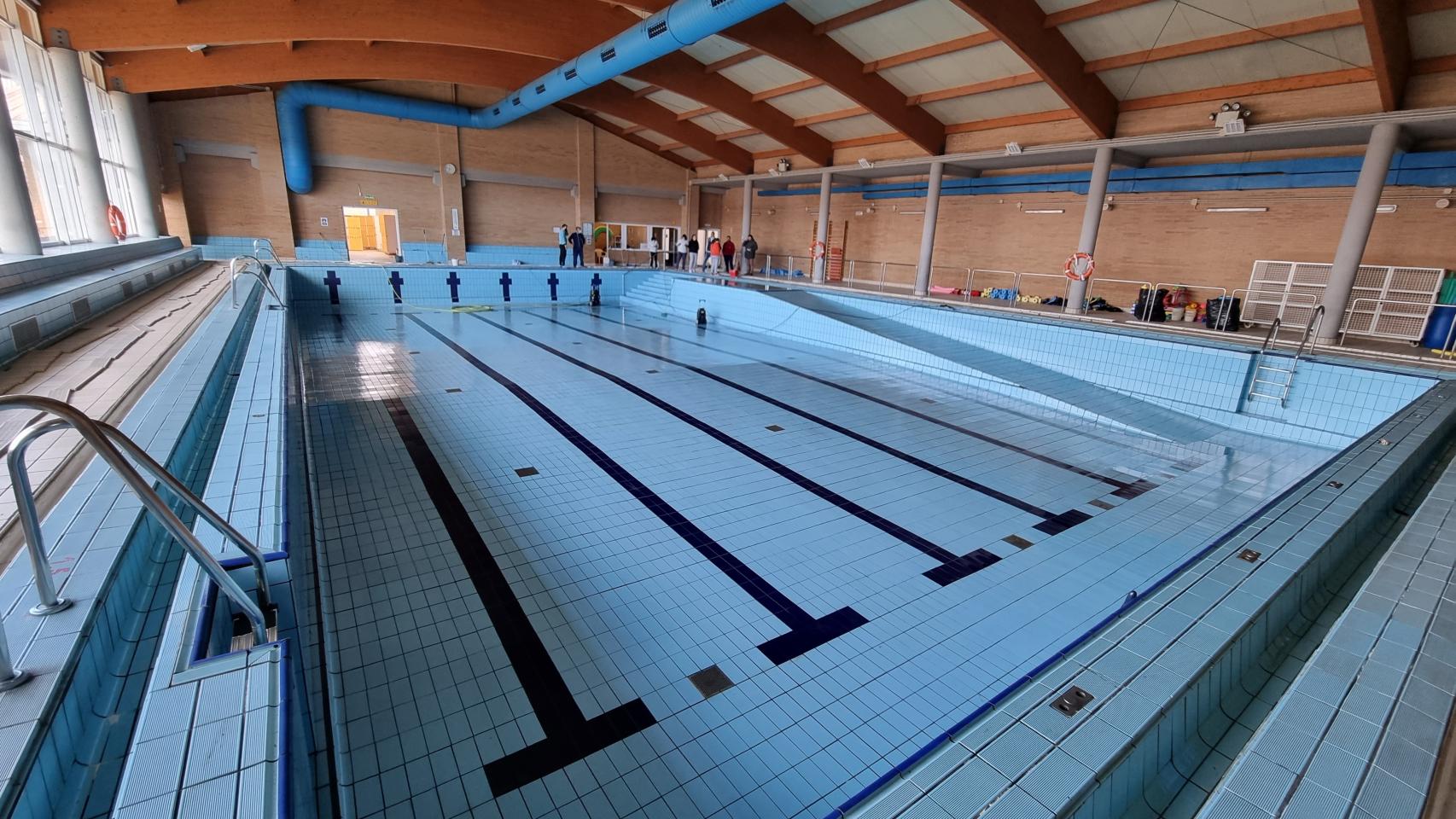 Visita a las obras del polideportivo