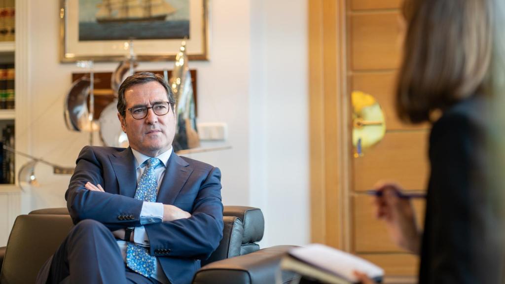 El presidente de la CEOE, Antonio Garamendi.