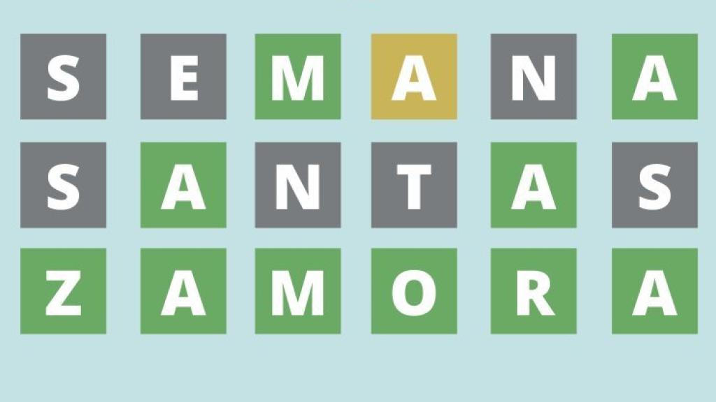 La Semana Santa de Zamora ya tiene versión del juego de moda Wordle