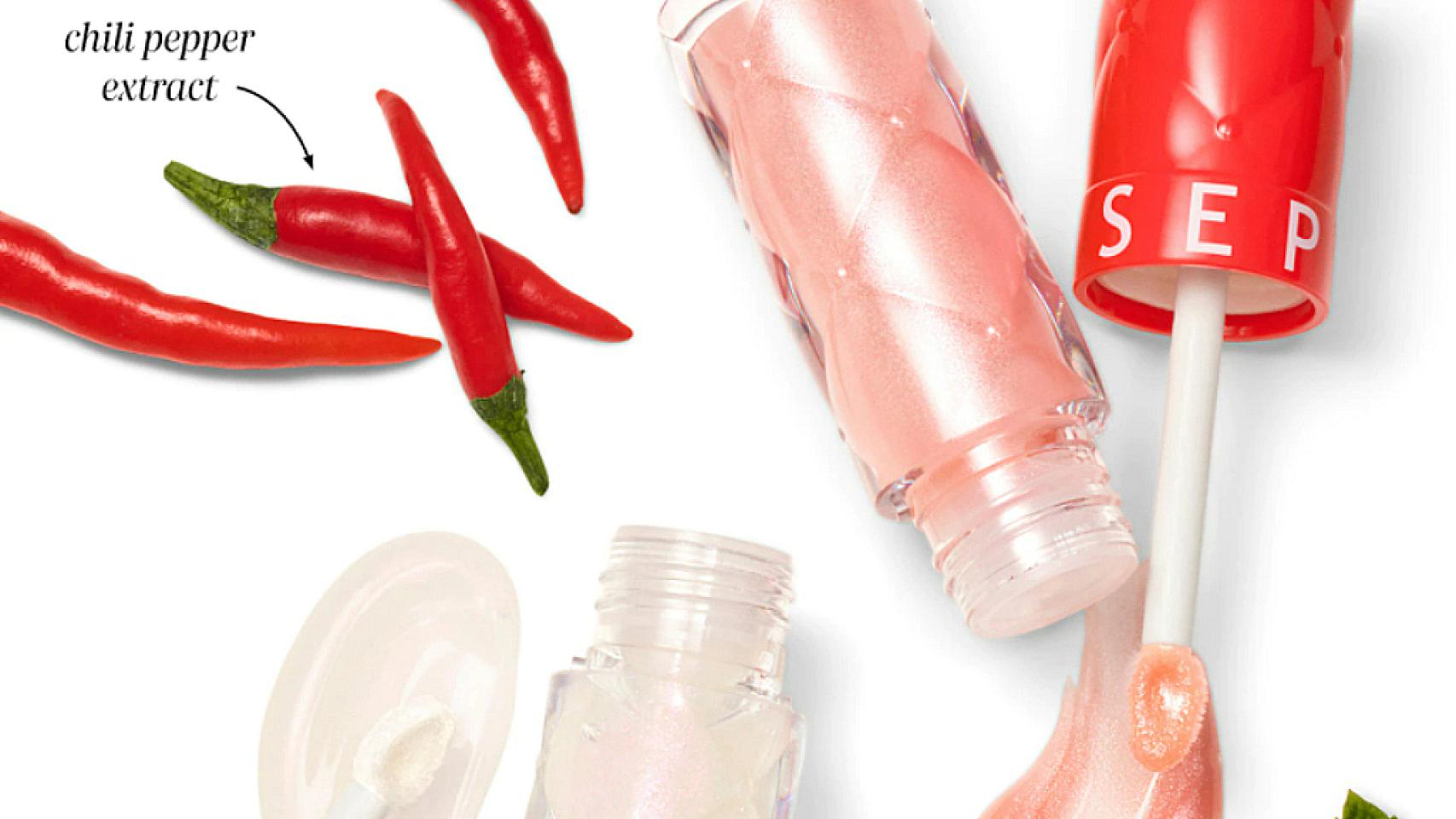 El Outrageous Hydrating & Plumping Intense Lip Glos de Sephora.