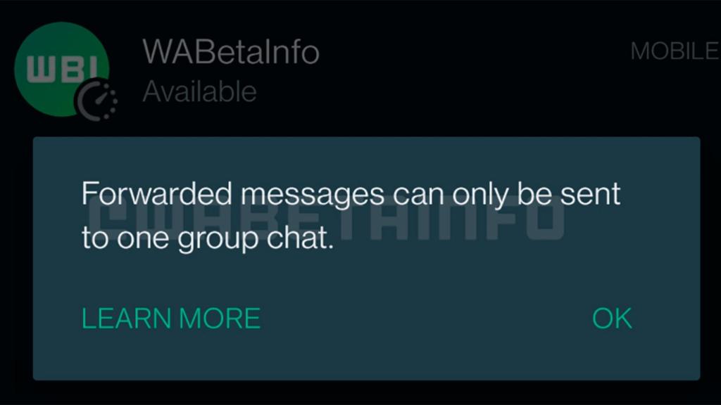 WhatsApp y su novedad
