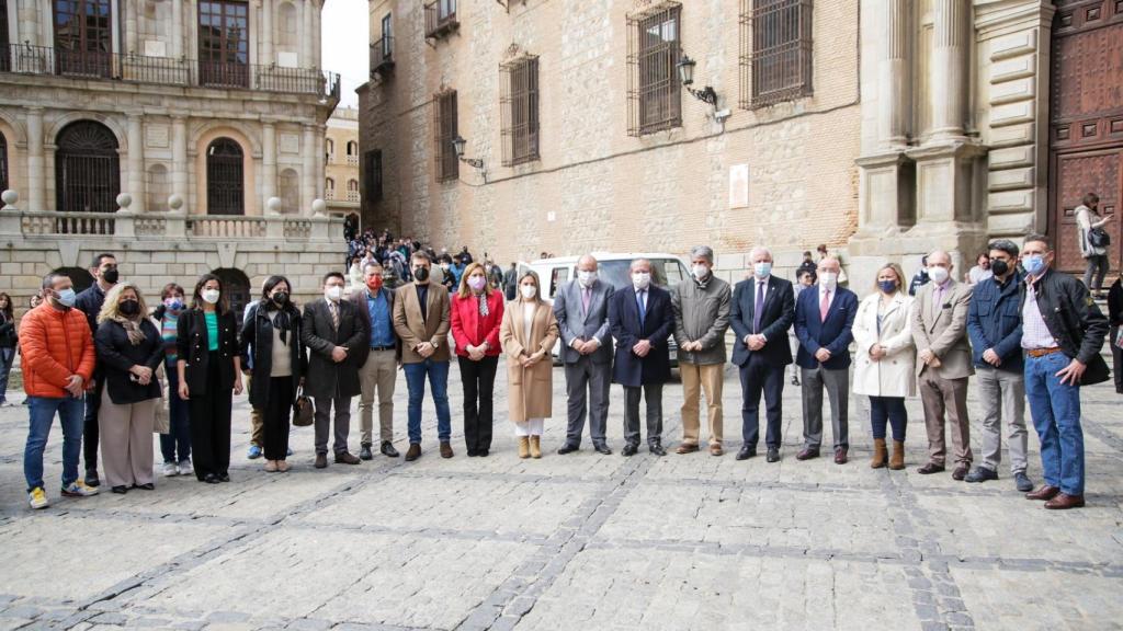 Repulsa a la guerra en Toledo. Foto: Twitter @milagrostolon