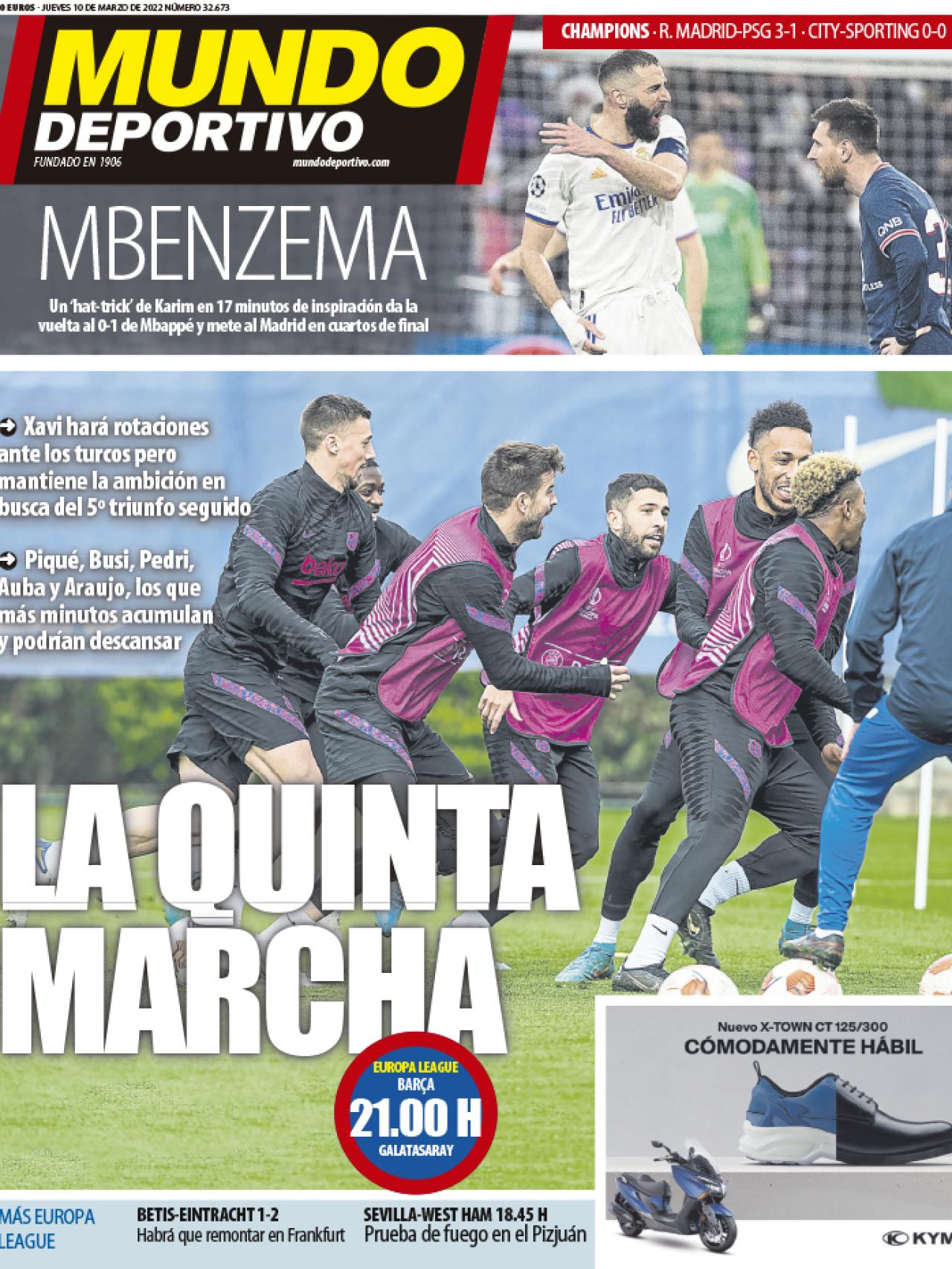 Portada Mundo Deportivo