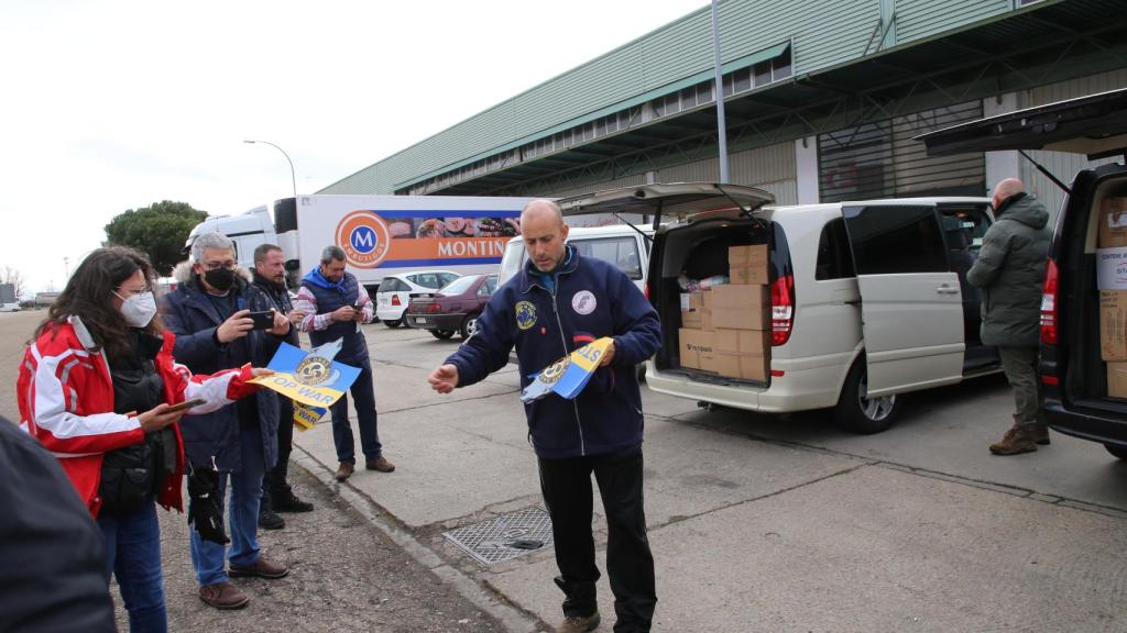 Inicio del convoy solidario a Ucrania en Benavente | ICAL - JL. Leal