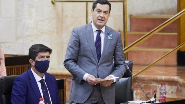 El presidente de la Junta de Andalucía, Juanma Moreno.
