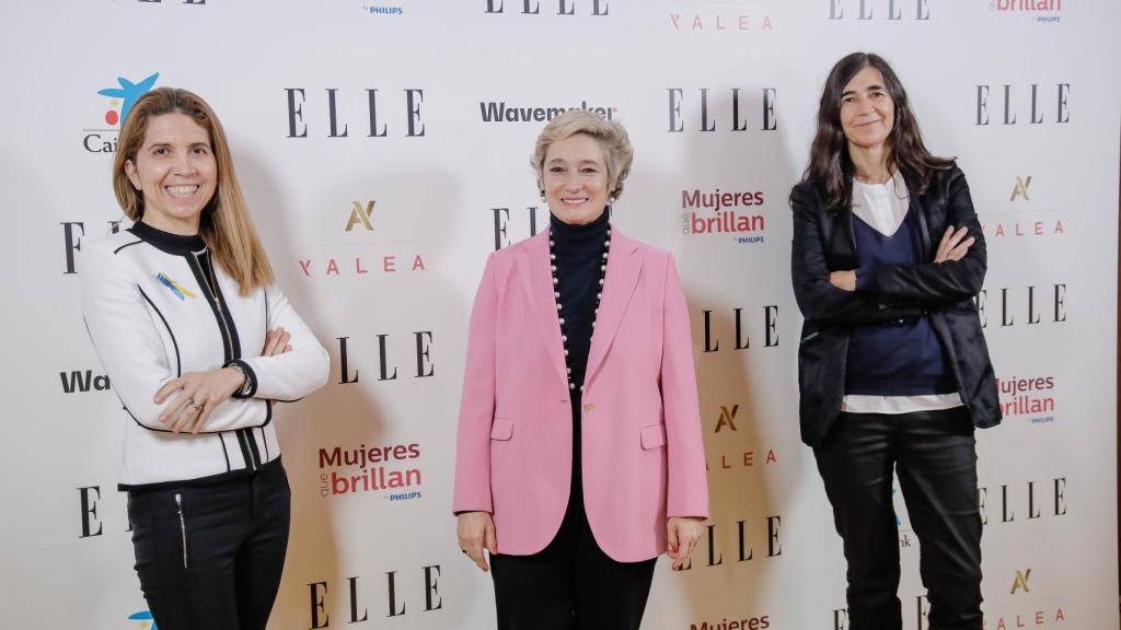 La co-fundadora y directora Fundación Unidad Ellis Alicante y data-scientist, Nuria Oliver; la fundadora y directora de IESE Women in Leadership, Nuria Chinchilla y la bióloga María Blasco.