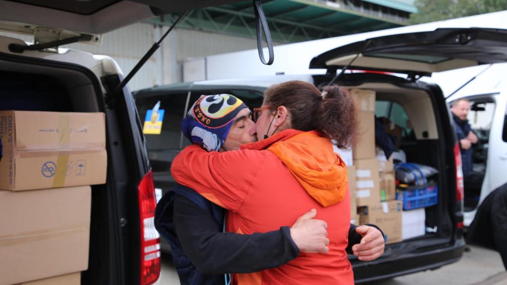 Inicio del convoy solidario a Ucrania en Benavente | ICAL - JL. Leal