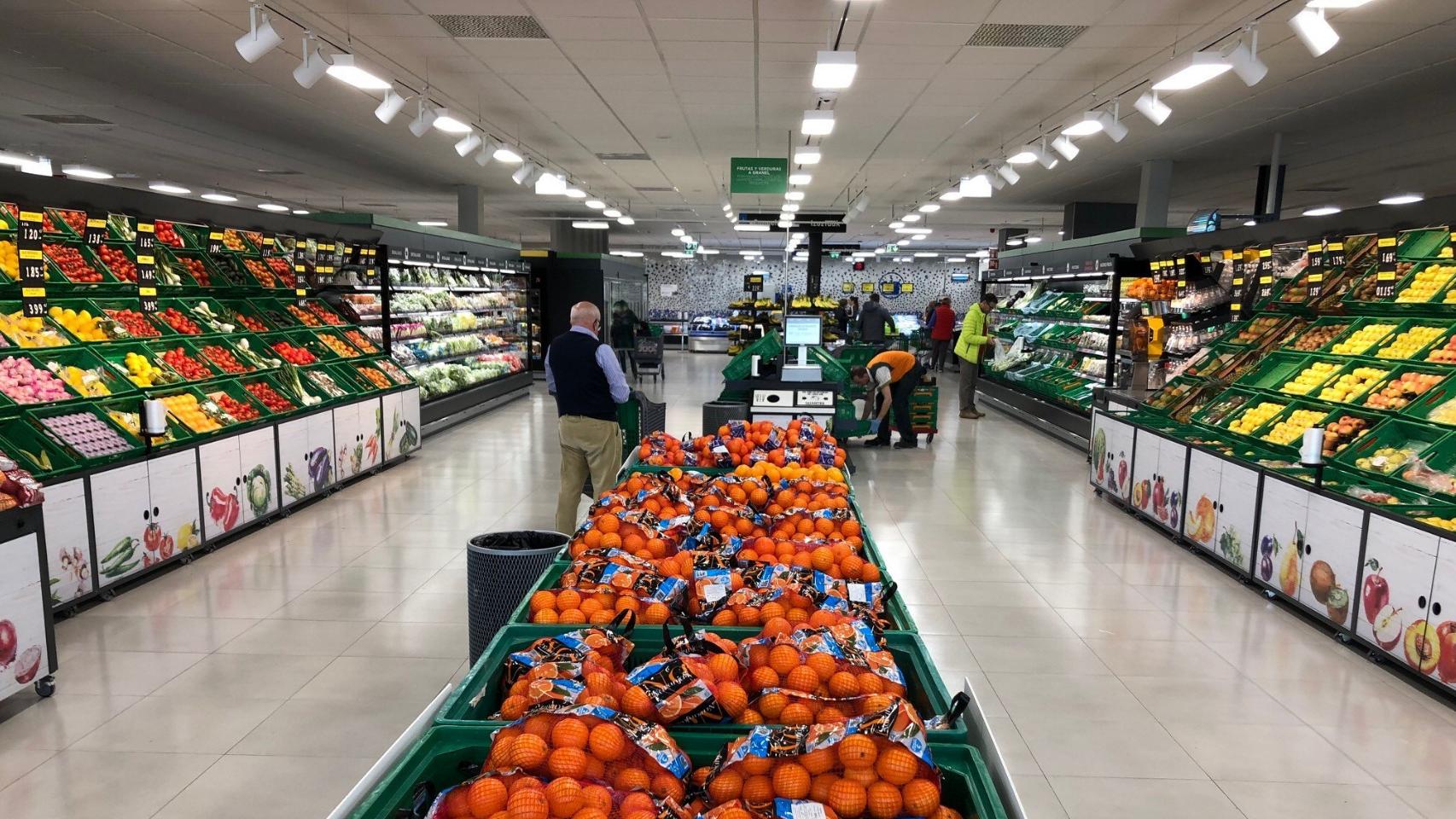 Frutas y verduras en Mercadona. EP.