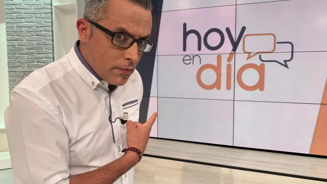 Carlos Pariente en el plató de Hoy en día.