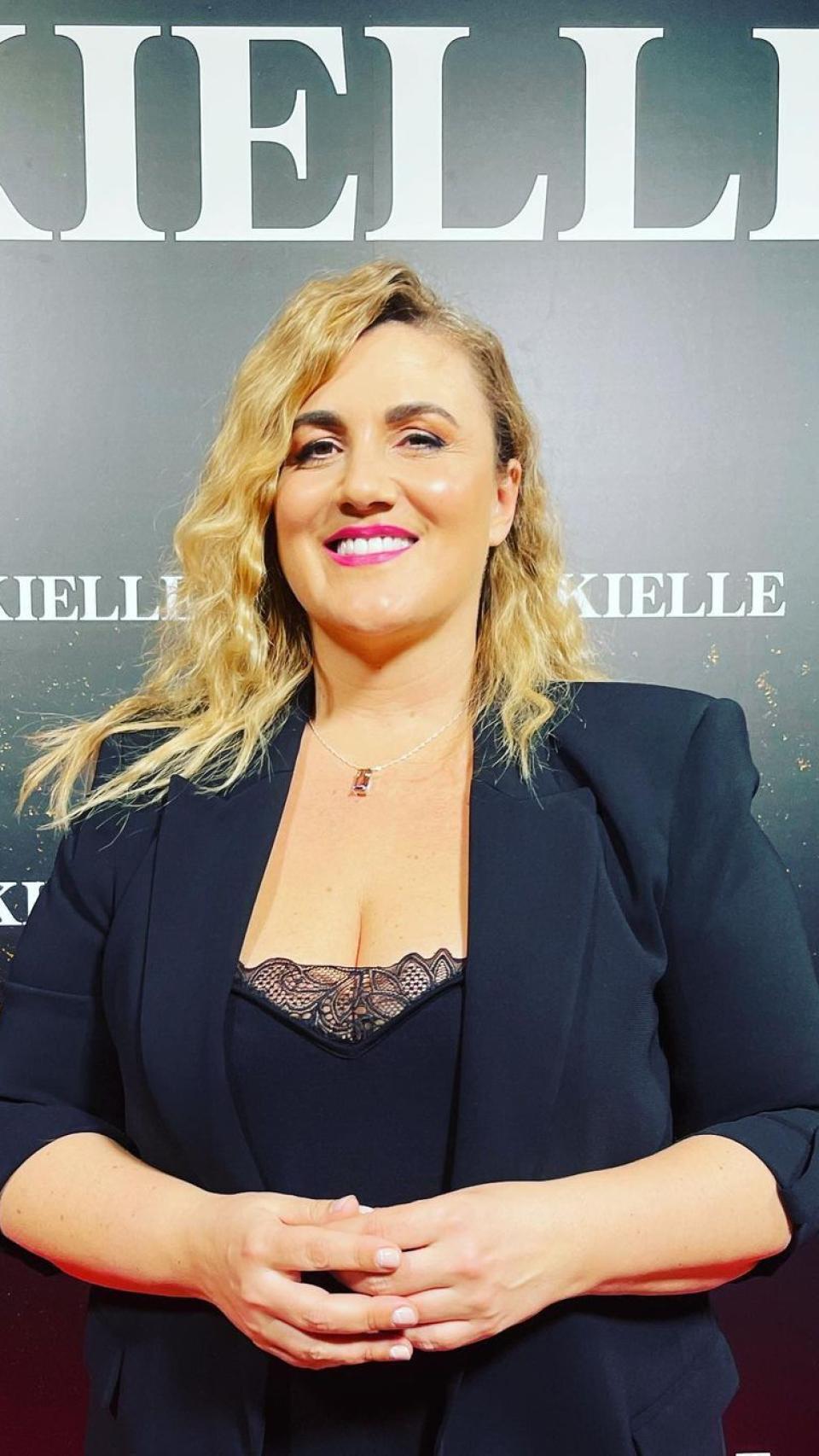 Carlota Corredera en el 'photocall' del evento de este jueves 10 de marzo.