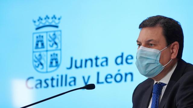 Carlos Fernández Carriedo en la rueda de prensa posterior al Consejo de Gobierno