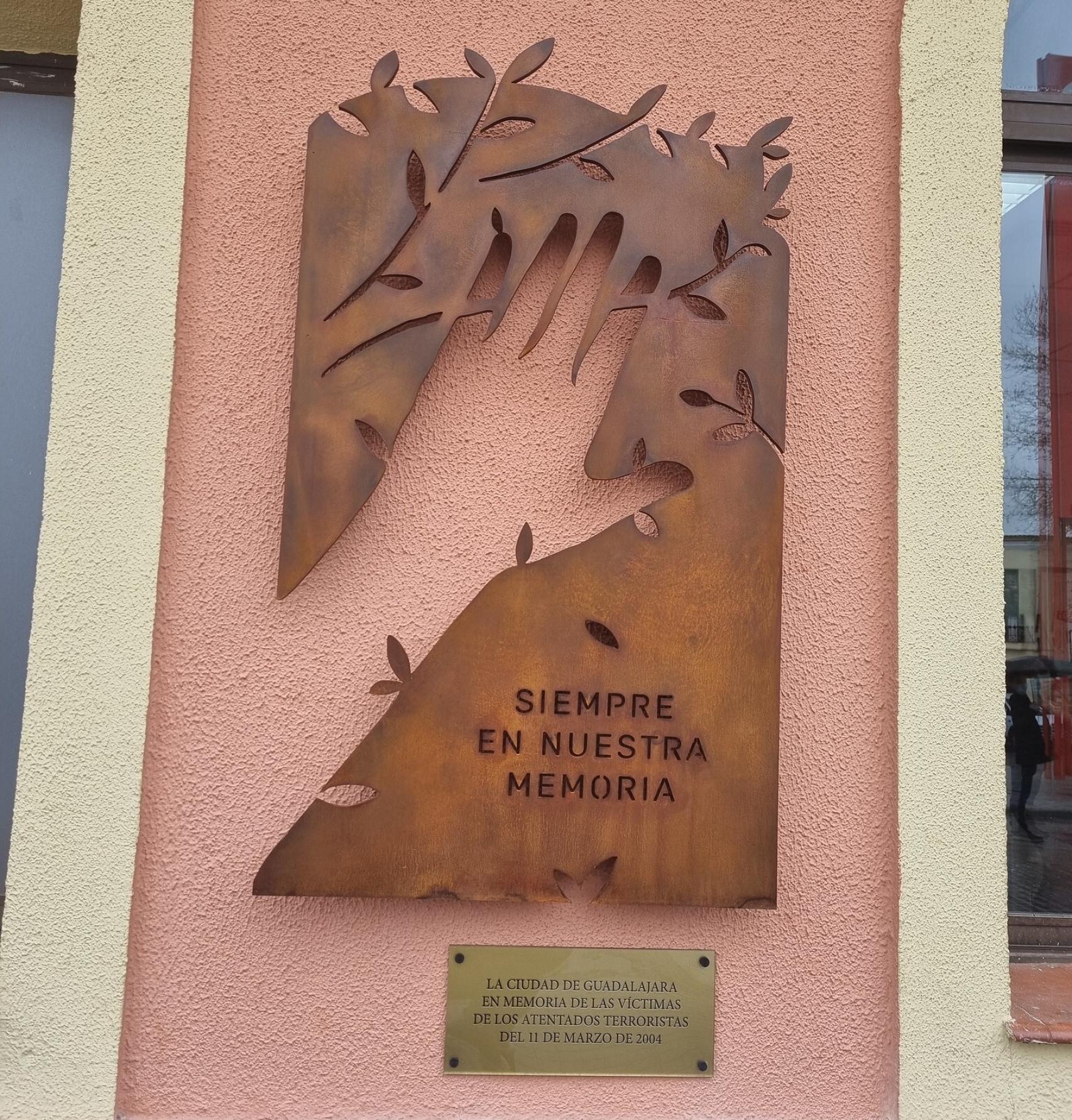 Homenaje a las víctimas del 11M en Guadalajara. Foto: Cortes CLM
