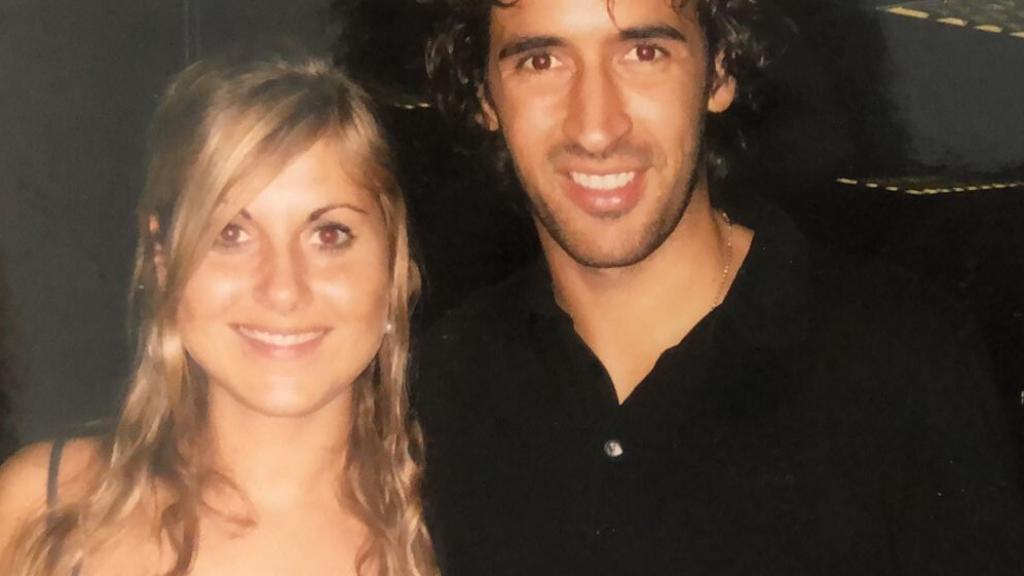 Susana Guasch con Raúl González Blanco en la era de los galácticos.