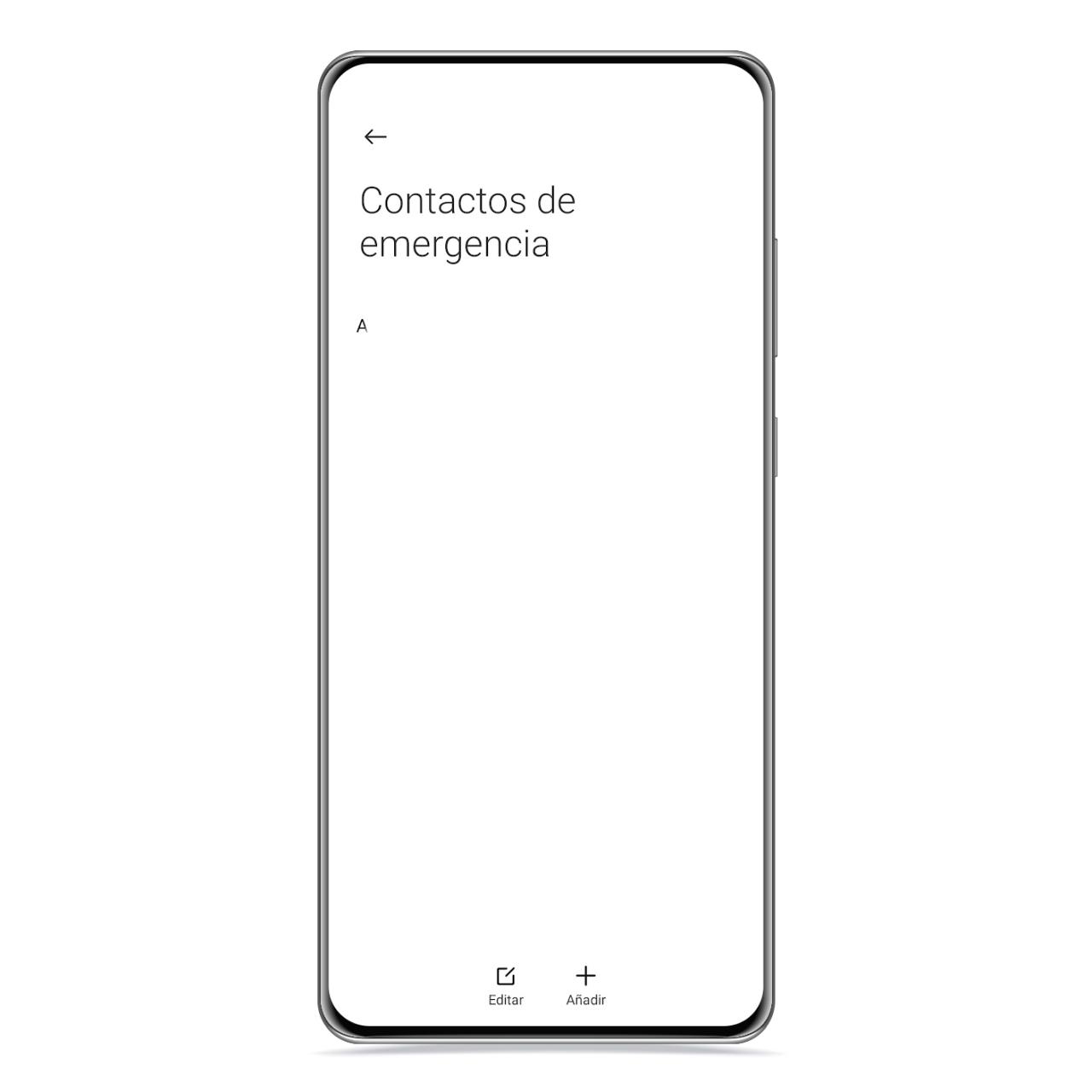 Contactos de emergencia en Xiaomi