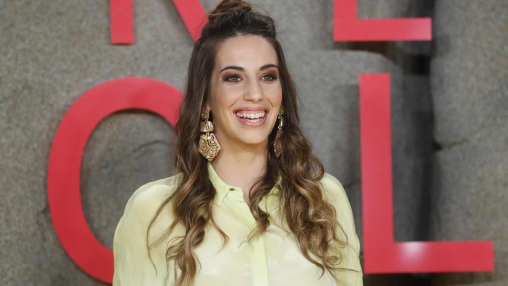 Almudena Cid en un acto público en febrero de 2019.