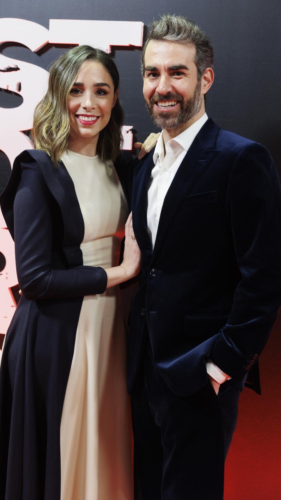 Daniel Muriel y Candela Serrat en un acto público en diciembre de 2021.