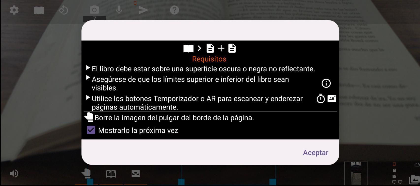 SkanApp configuración