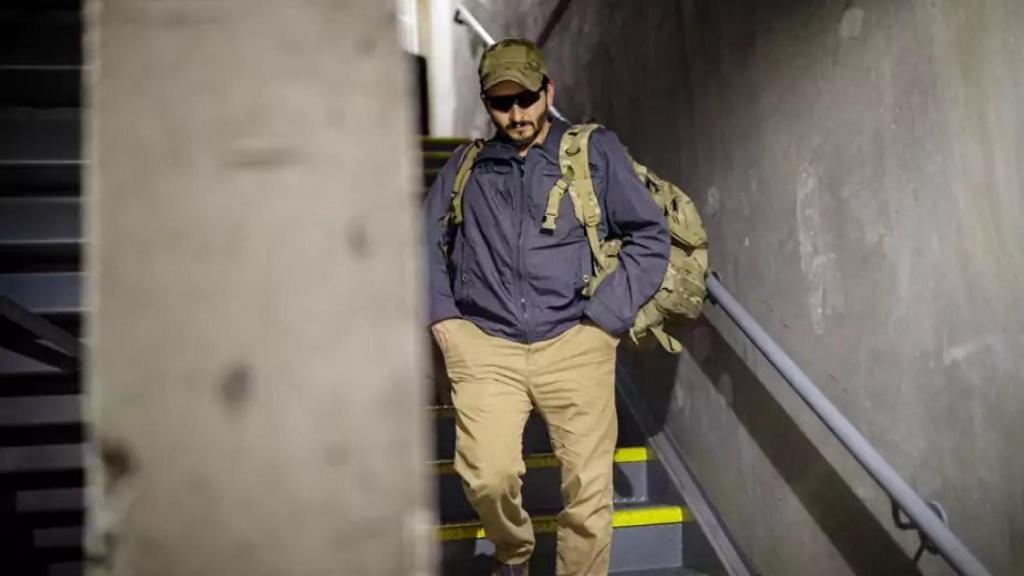 Wali, antes de partir hacia Ucrania.