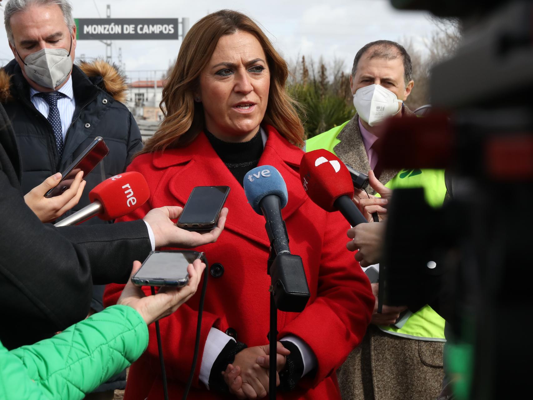 Barcones en su visita a Palencia
