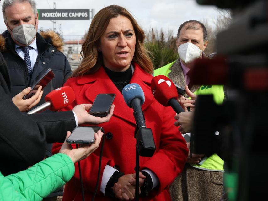 Barcones en su visita a Palencia
