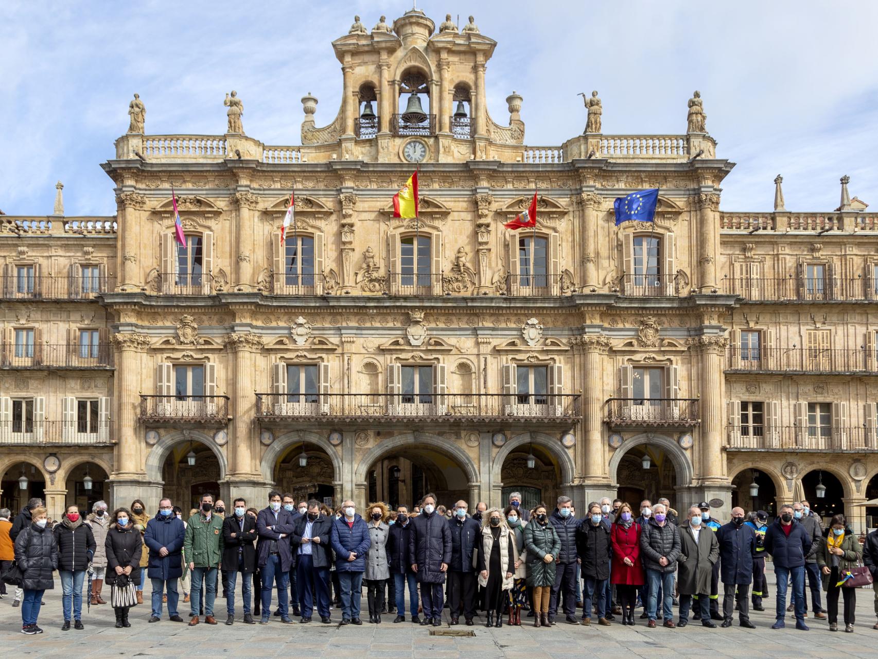 Concentración en la Plaza Mayor en recuerdo de las víctimas del 11-M