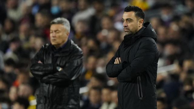Xavi Hernández durante el Barça - Galatasaray