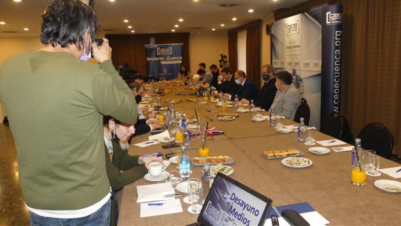 Desayuno informativo de la patronal CEOE-Cepyme de Cuenca