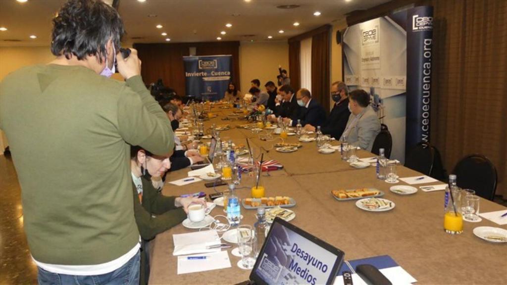 Desayuno informativo de la patronal CEOE-Cepyme de Cuenca