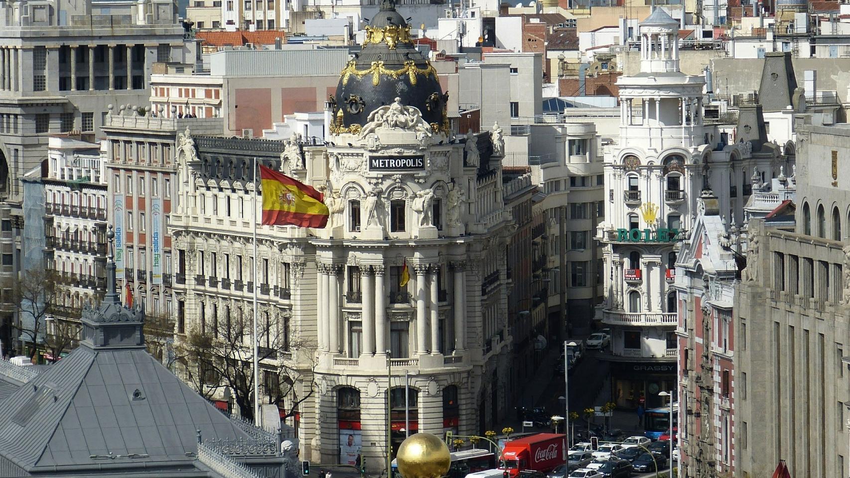 Panorámica de Madrid.