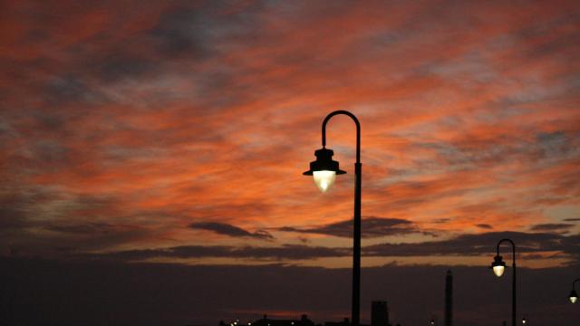 atardecer