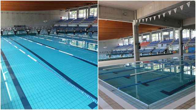 Piscinas del Complejo Deportivo Rías do Sur en Pontevedra.