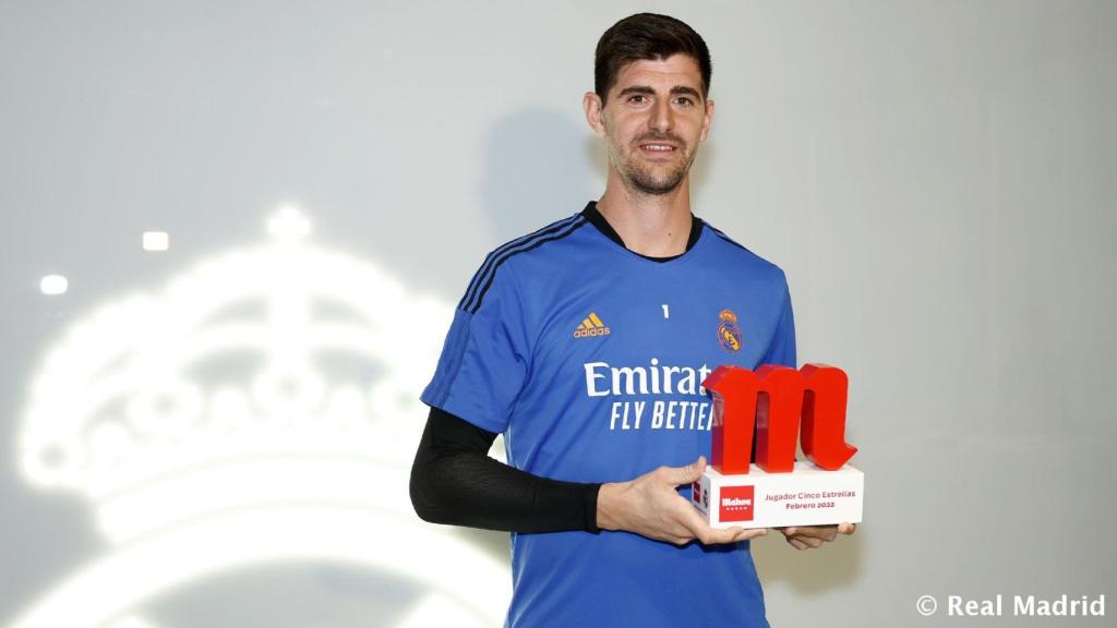 Thibaut Courtois, jugador del mes del Real Madrid