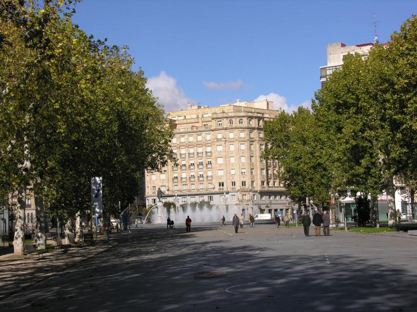 Valladolid fue sede de la Corte española a principios del siglo XVII. En la foto, La Acera de Recoletos y el Campo Grande