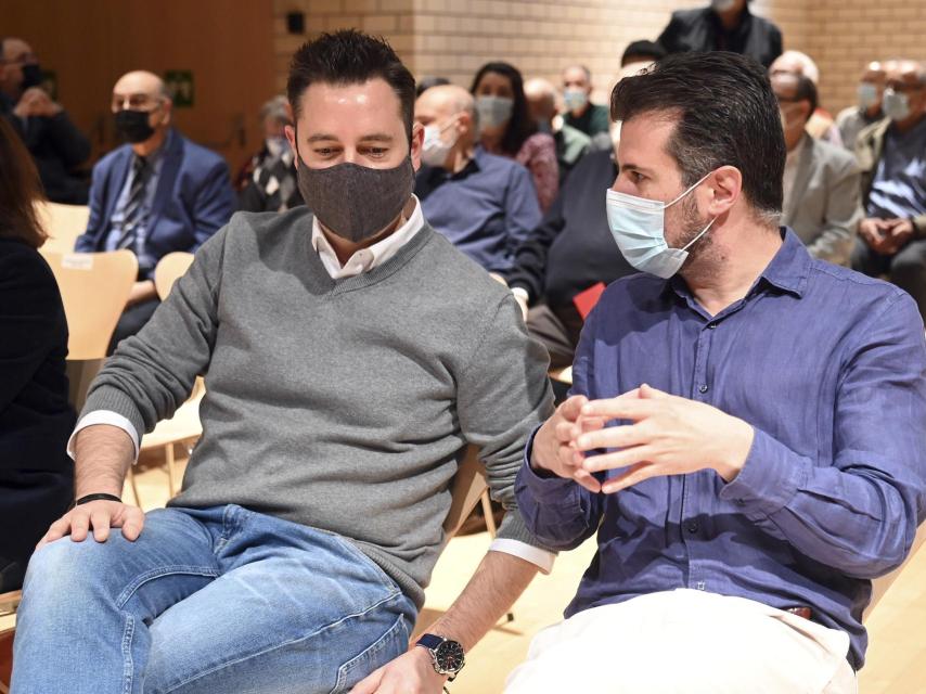 El secretario general del PSOE de Castilla y León, Luis Tudanca, acude a la Asamblea Extraordinaria de la Agrupación Local del PSOE de Burgos / Ricardo Ordóñez ICAL
