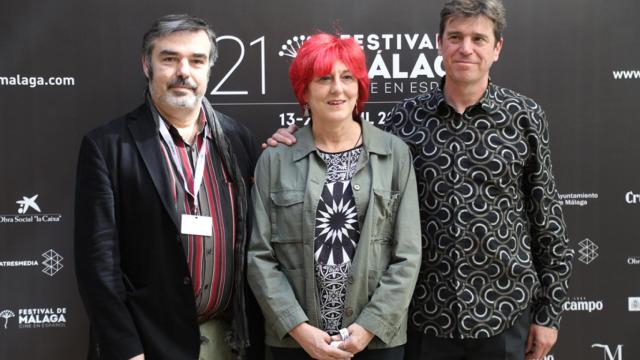 Regina Álvarez Lorenzo, José Antonio Hergueta y Javier Ojeda, en una imagen de archivo.