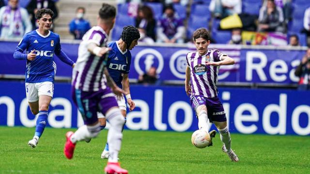 Choque entre el Real Valladolid-Oviedo
