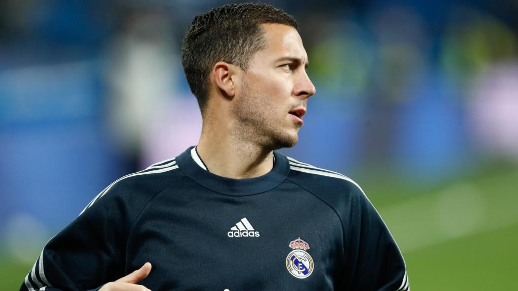 Eden Hazard, con el Real Madrid en la temporada 2021/2022